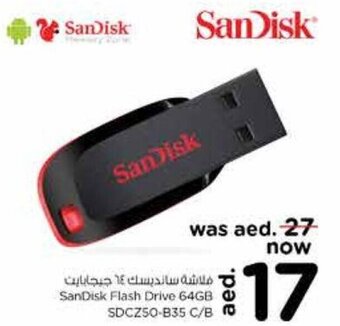 Nesto SanDisk Flash Drive 64GB SDCZ50-B35 C/B offer