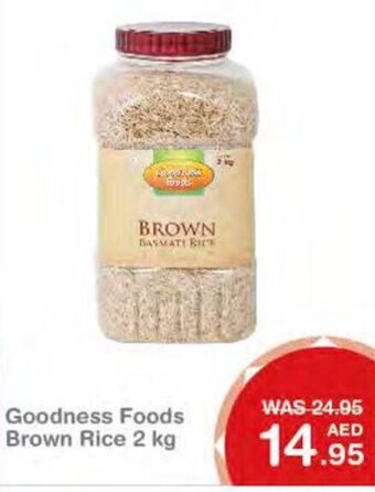 Choithrams Goodness Foods Brown Rice 2 kg offer