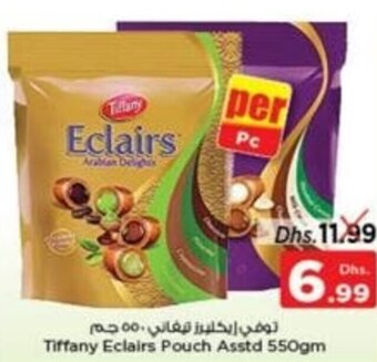 Nesto Tiffany Eclairs Pouch Asstd 550gm offer