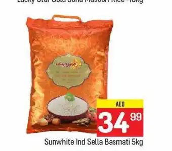 City Retail Supermarket Sunwhite ind sella basmati 5kg offer