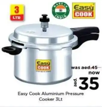 Nesto Easy cook aluminium pressure cooker 3lt offer