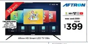 Nesto Aftron HD smart LED TV 39in offer