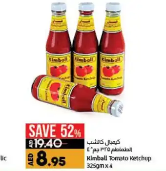 Lulu Hypermarket Kimball tomato ketchup 325gm 4 offer