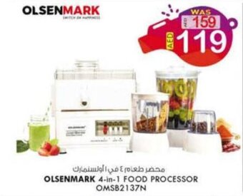 KM Trading Olsenmark 4-in-1 Food Processor OMSB2137N offer
