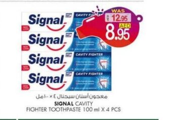 KM Trading Signal Cavity Fighter Toothpaste 100 ml x 4 Pcs offer
