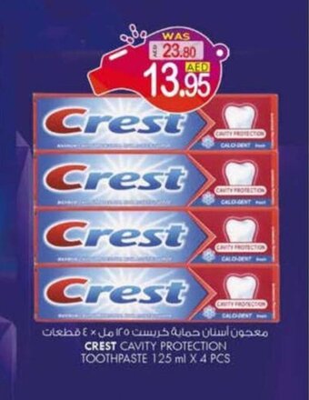 KM Trading Crest Cavity Protection Toothpaste 125ml x 4pcs offer