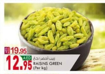 KM Trading Raisins Green offer
