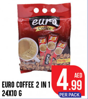 Day To Day Euro Coffee 2 in 1 24X10 G offer