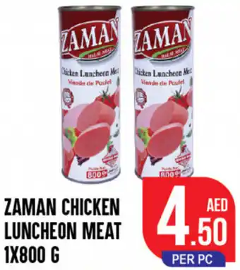 Day To Day Zaman Chicken Luncheon Meat 1X800 G offer