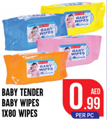 Day To Day Baby Tender Baby Wipes 1X80 Wipes offer
