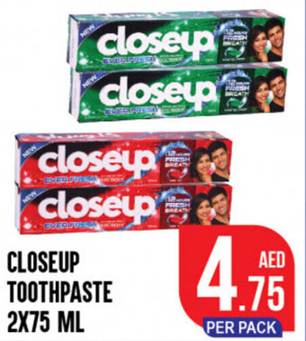 Day To Day Closeup Toothpaste 2X75 ML offer