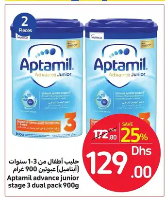 Carrefour Aptamil Advance Junior Stage 3 Dual Pack 900g offer