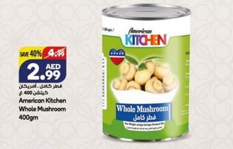Almaya supermarket American kitchen whole mushroom 400gm offer