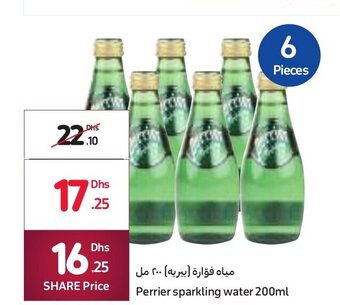 Carrefour Perrier sparkling water 200ml offer