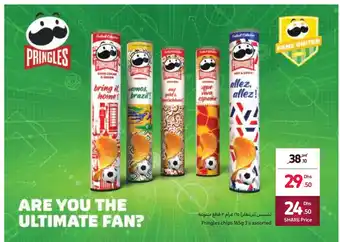 Carrefour Pringles chips 165g 3's assorted offer