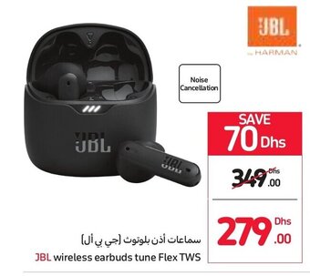 Carrefour JBL wireless earbuds tune flex TWS offer