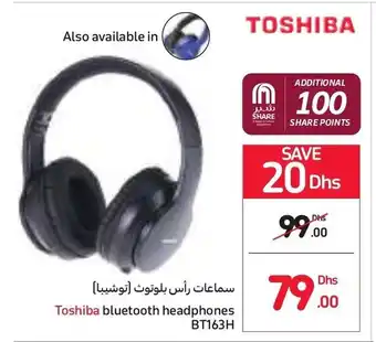 Carrefour Toshiba bluetooth headphones BT163H offer