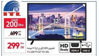 Carrefour ITL LED TV 32" YZ-32L offer
