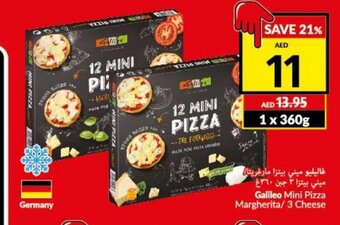 Viva Galileo mini pizza margherita/ 3 cheese offer
