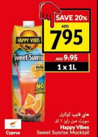 Viva Happy vibes sweet sunrise mocktail offer