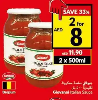 Viva Giovanni italian sauce 2 x 500ml offer