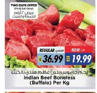Last Chance Beef boneless (Buffalo) per kg offer