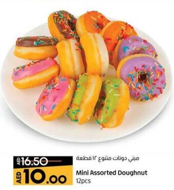 Lulu Hypermarket Mini Assorted Doughnut 12pcs offer