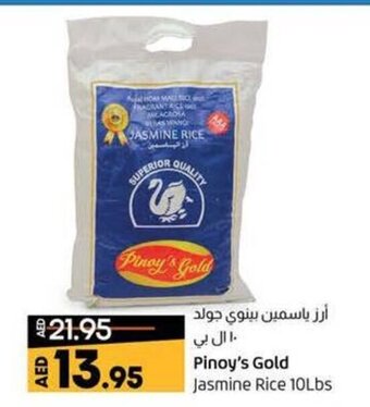 Lulu Hypermarket Pinoy's Gold Jasmine Rice 10Lbs offer