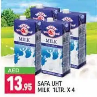 Shaklan Safa UHT Milk 1Ltr. X 4 offer