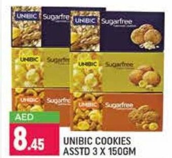 Shaklan Unibic Cookies Asstd 3 x 150GM offer