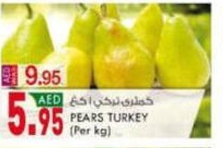 KM Trading Pears turkey per kg offer