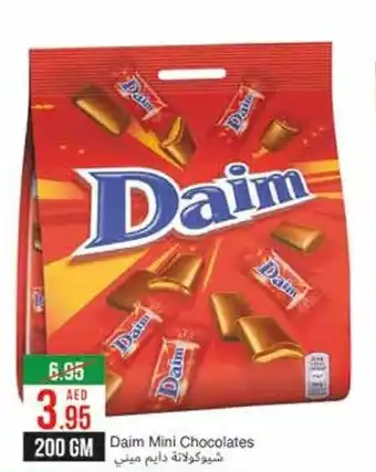 West Zone Supermarket Daim Mini Chocolates 200 gm offer