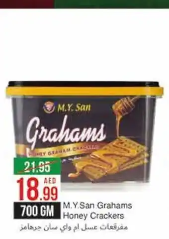 West Zone Supermarket M.Y.San Grahams Honey Crackers 700 gm offer
