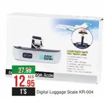 West Zone Supermarket Digital Luggage Scale KR-004 1's offer