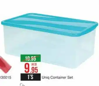 West Zone Supermarket Uniq Container Set 1's offer