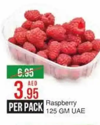 West Zone Supermarket Raspberry 125 GM UAE per pack offer