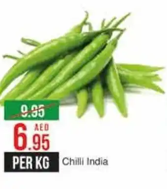 West Zone Supermarket Chilli India per kg offer