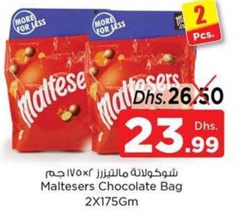 Nesto Maltesers Chocolate Bag 2x175Gm offer