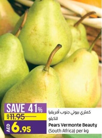 Lulu Hypermarket Pears Vermonte Beauty (South Africa) per kg offer
