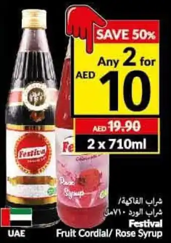 Viva Festival Fruit Cordial/Rose Syrup offer