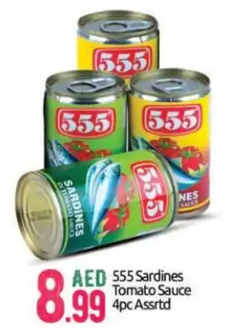 Bigmart 555 Sardines Tomato Sauce 4pc Assrtd offer
