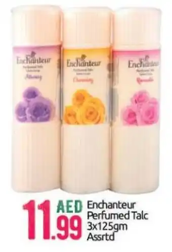 Bigmart Enchanteur Perfumed Talc 3x125gm Assrtd offer