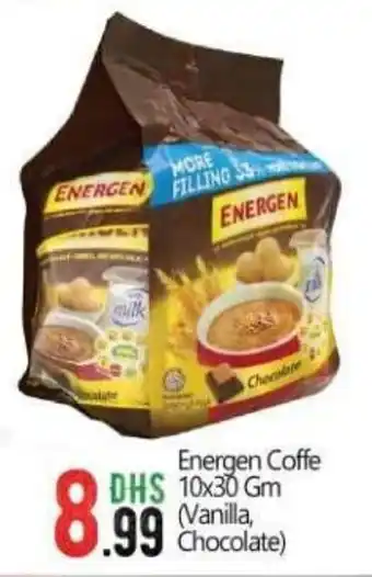Bigmart Energen Coffe 10x30 Gm (Vanilla, Chocolate) offer
