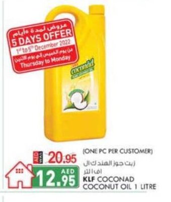 KM Trading KLF coconad coconut oil 1 litre offer