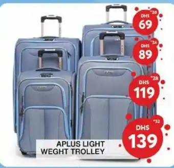 Grand Hyper Market Aplus light weght trolley ''32 offer