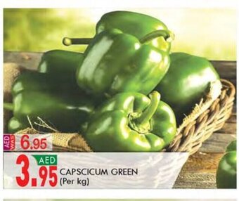 KM Trading Capsicum green (per kg) offer
