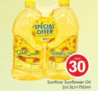 Nesto Sunflow Sunflower Oil 2x1.5Lt+750ml offer