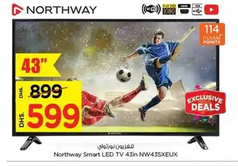 Nesto Northway Smart LED TV 43in NW43SXEUX offer