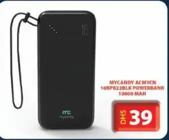 Grand Hyper Market Mycandy ACMYCN 10KPB228LK Powerbank 10000mAh offer