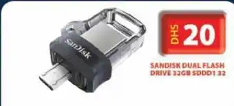 Grand Hyper Market Sandisk Dual Flash Drive 32GB SDDD1 32 offer